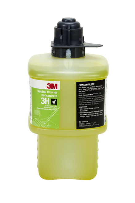 3M™ Twist 'n Fill™ 3H Neutral Cleaner 2 L Concentrate With Black Cap 1/Box