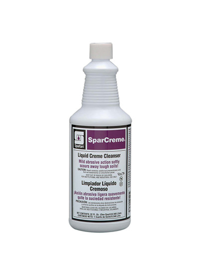 Sparcreme® Lime Cream Cleanser 1 QT Multi Surface Acidic Cream RTU Abrasive 12/Case