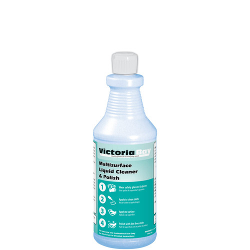 Victoria Bay Multisurface Liquid Cleaner & Polish 32 FLOZ 12/Case