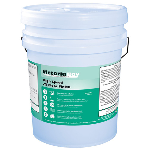 Victoria Bay High Speed22 Floor Finish 5 GAL 1/Pail