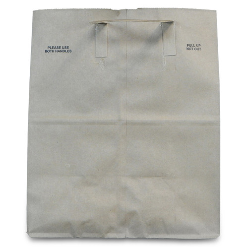 Victoria Bay Grocery Bag 1/7 BBL 12X7X14 IN Paper Kraft Plain Flat With Handle 300/Case