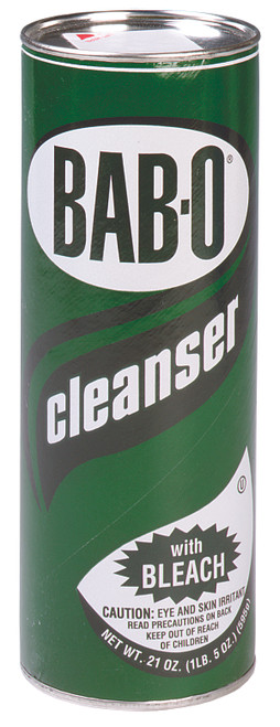 Bab-O® Unscented Cleanser 21 FLOZ Powder Bleach Enzymatic 24/Case