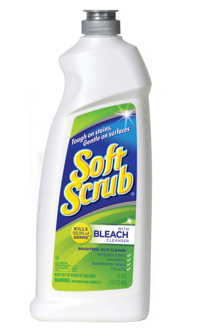 Soft Scrub® Cleanser 24 FLOZ Cream Bleach 8/Case