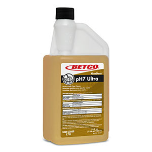 pH7 Ultra FastDose Lemon Floor Cleaner 1 QT Daily Neutral Concentrate Liquid 6/Case
