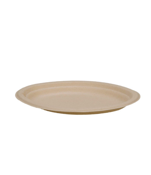 Plate 10.25X7.25 IN Molded Fiber Natural 500/Case