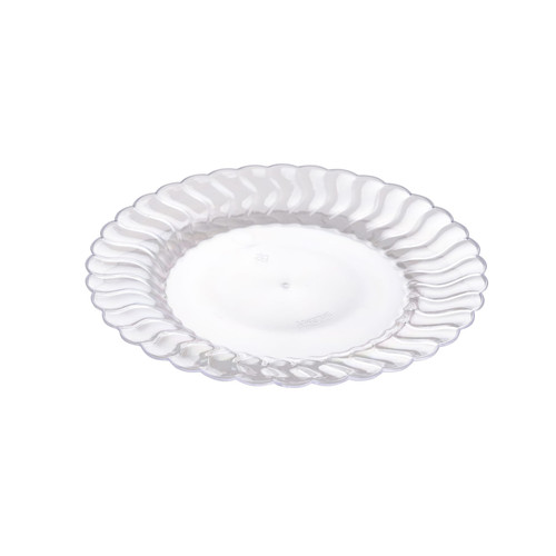 Plate 6 IN Plastic Clear Round 180/Case
