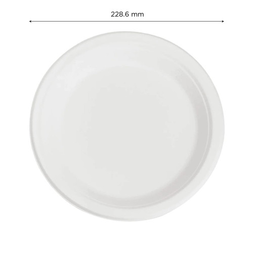 Plate 9 IN Sugarcane White 500/Case