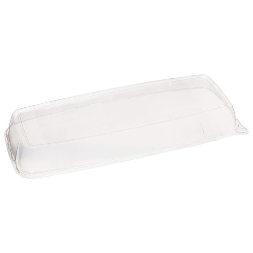 Mozaïk® Lid 9.43X22.43X2.48 IN PET Clear Rectangle For Platter 25/Case