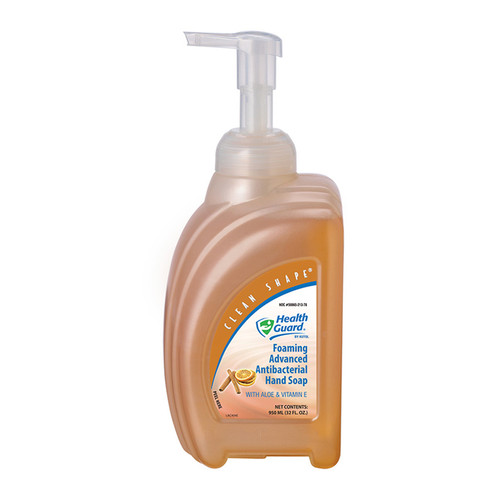 Health Guard® Hand Soap Foam 950 mL Citrus Spice Yellow Antibacterial 8/Case