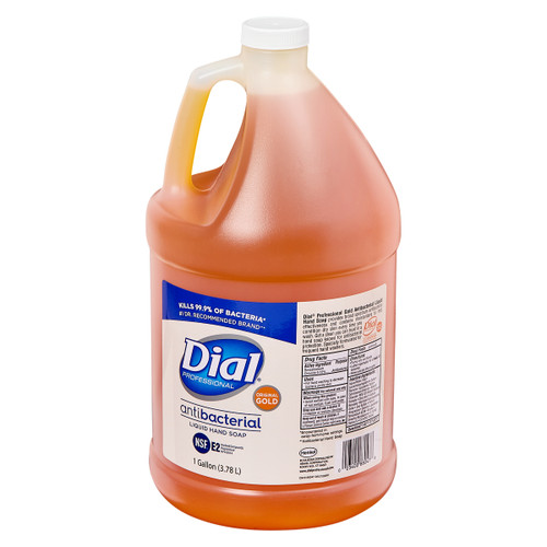 Dial Hand Soap Liquid 1 GAL Antimicrobial 4/Case