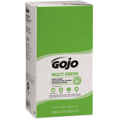 GOJO® MULTI GREEN Hand Soap Gel 5000 mL 4.75X6.56X12.13 IN Citrus Scent Green Pumice 2/Case