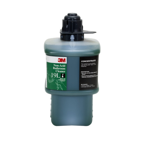 3M™ 19L Pleasant Scent Restroom Cleaner One-Step Disinfectant 2 L Multi Surface Daily Neutral Concentrate No Rinse 1/Box