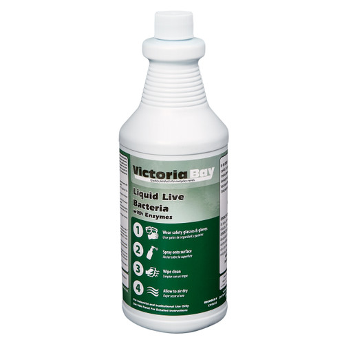 Victoria Bay Liquid Live Bacteria with Enzymes 32 FLOZ 12/Case