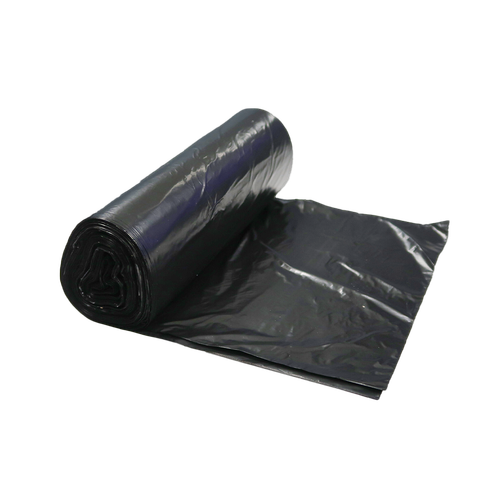 Victoria Bay Can Liner 56X60 IN 65-75 GAL Black 1.5MIL Roll 10 Count/Roll 5 Rolls/Case 50 Count/Case