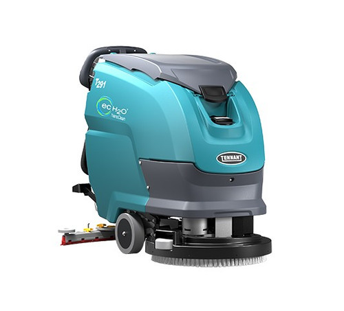 T291 Floor Scrubber Small (SM) 13.2 GAL 20IN Walk Behind On-Board Charger Pad 130Ah Wet FLA Battery LCD Display 1/Each