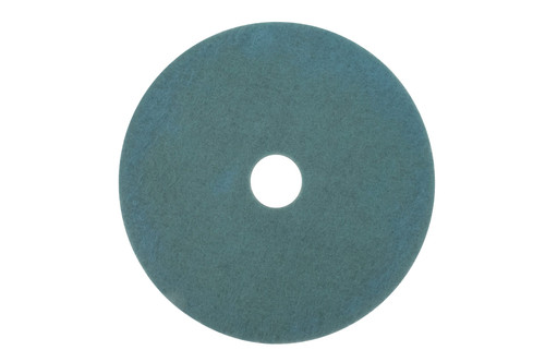 3M™ 3100 Burnishing Pad 20X1 IN Aqua Non-Woven Polyester Fiber Nylon Fiber 1500-3000 RPM Center Hole 5/Case