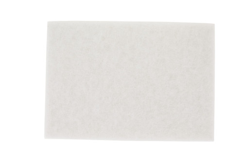 3M™ 4100 Polishing Pad 14X20 IN White Polyester Fiber 10/Case