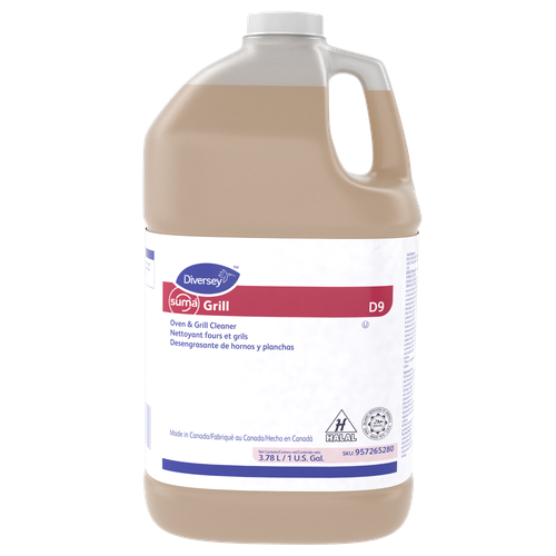 Suma® D9 Oven & Grill Cleaner 1 GAL Liquid RTU Kosher 4/Case