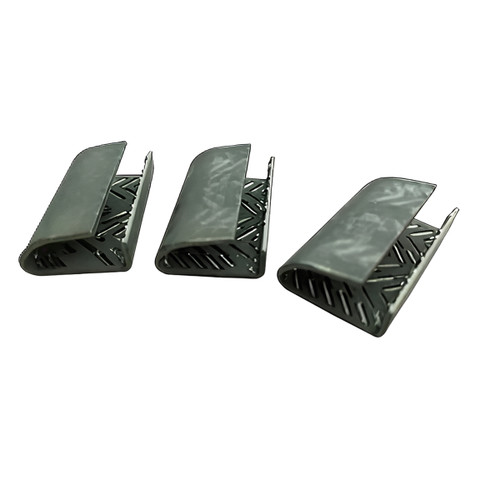 Strapping Seal Black 5/8" Open Polyester Seals 1000/Case