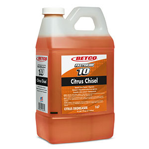 Citrus Chisel FastDraw® Citrus Scent Cleaner & Degreaser 2 L Multi Surface Alkaline Concentrate Liquid Foam 4/Case