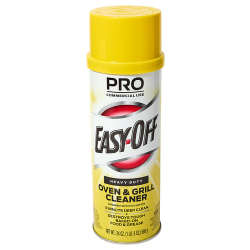 Easy-Off® Clean Scent Oven & Grill Cleaner 24 FLOZ Aerosol Non-Butyl Heavy Duty 6/Case