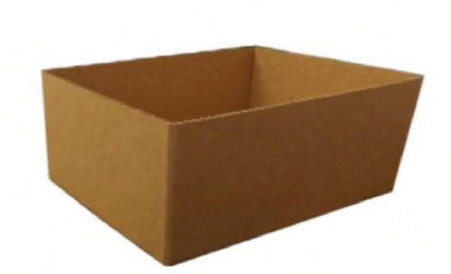 Box 33.875X15.875X27.4375 IN Kraft Corrugated Cardboard 67ECT With 8X8 Drop Panel 1/Each