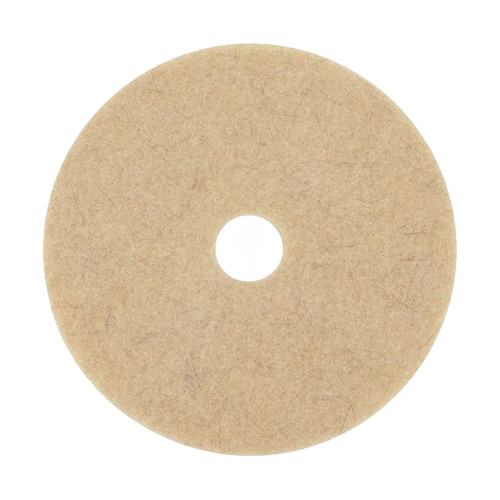 Victoria Bay Burnishing Pad 20 IN Beige Natural Fiber 5/Case