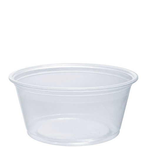 Dart® Conex Complements® Souffle & Portion Cup 3.25 OZ PP Clear Round 125 Count/Pack 20 Packs/Case 2500 Count/Case