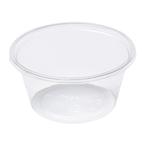 PrimeWare® Cold Souffle & Portion Cup 2 OZ PLA Clear Freezer Safe 250 Count/Pack 10 Packs/Case 2500 Count/Case