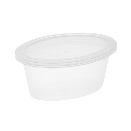 Souffle & Portion Cup Lid Combo 3 OZ PP Clear 500/Case