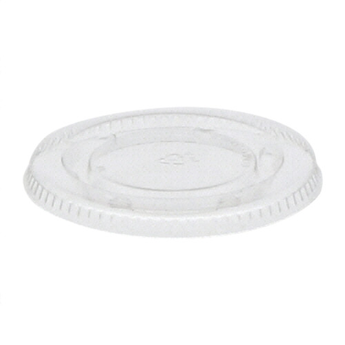 EarthChoice® Lid PLA Clear For 2 OZ Portion Cup 2400/Case