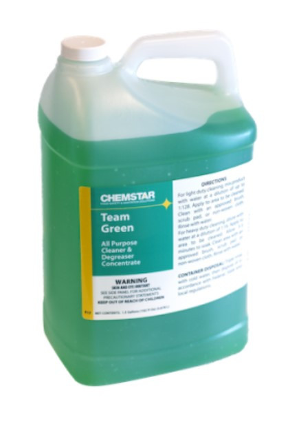 Team Green Spray Bottle & Trigger Sprayer 32 FLOZ Plastic Clear White 1/Each