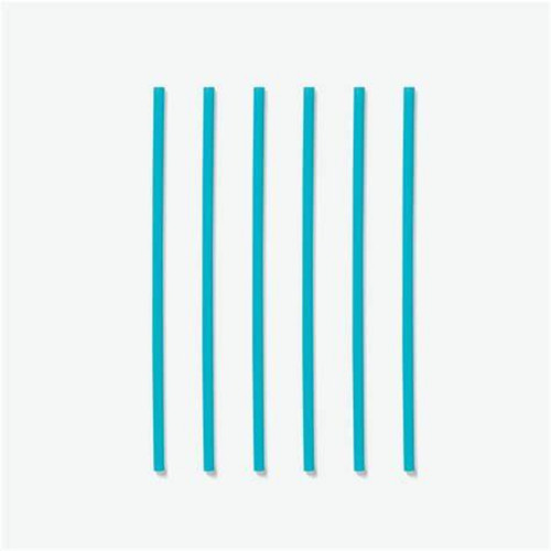 phade® Jumbo Straw 7.75 IN Polyhydroxyalkanoate (PHA) Teal Unwrapped 6000/Case