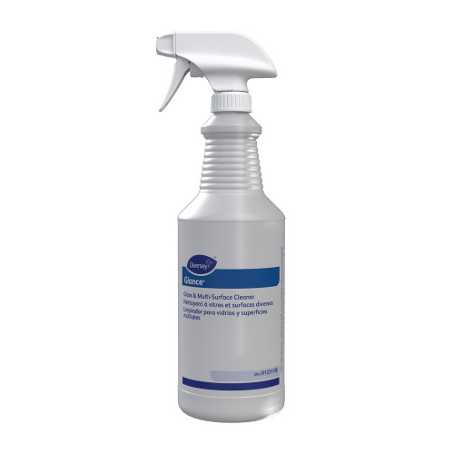 Glance® Spray Bottle & Trigger Sprayer 32 FLOZ Plastic Multicolor 12/Case