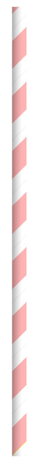 Straw 0.2X7.75 IN Paper Pink 500 Count/Pack 6 Packs/Case 3000 Count/Case