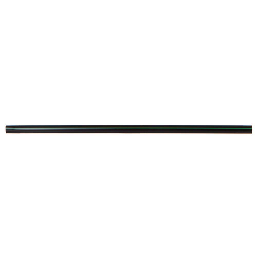 Straw 0.31X9.5 IN PLA Black Unwrapped 7200/Case