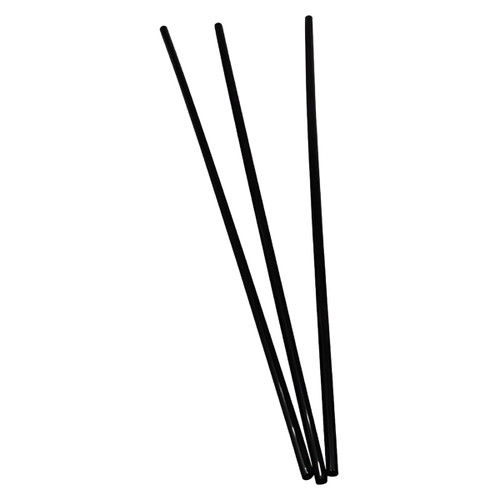 Sip Stirrer 7.5 IN OPS Black Unwrapped Hollow 10000/Case