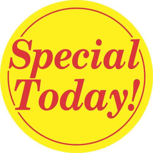 Special Today Label Red Yellow 500CT 1/Roll