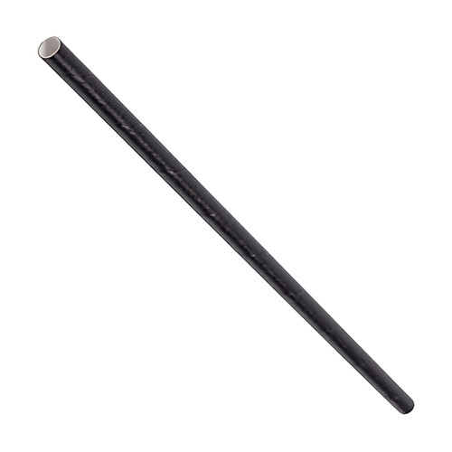Victoria Bay Giant Straw 10.25 IN Paper Black Paper Wrapped 2400/Case