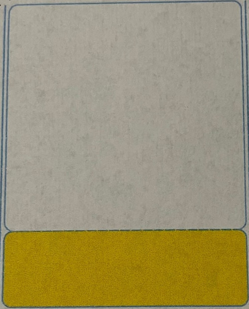 Coupon Label 3.3X3.3 IN Square 2800 Count/Pack 5 Packs/Case 14000 Count/Case