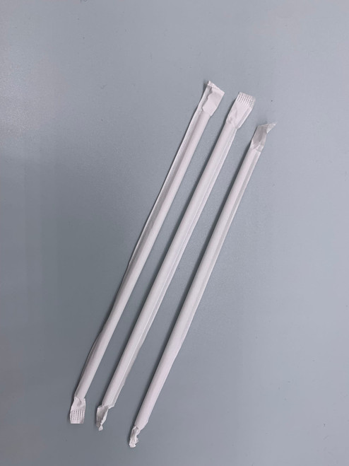 Victoria Bay Giant Straw 10.25 IN PP Clear Wrapped 1200/Case