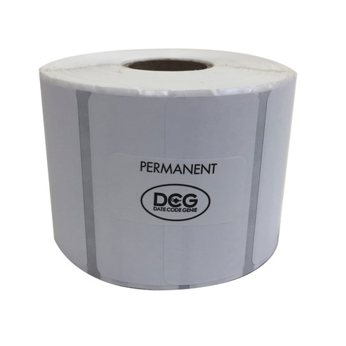 DateCodeGenie® Blank Label 2X4 IN Permanent 250CT 4 Count/Pack 1000 Count/Case