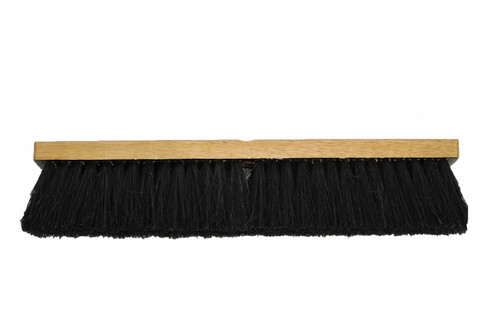 Broom Tampico Wood With 24IN Head Push 1/Each