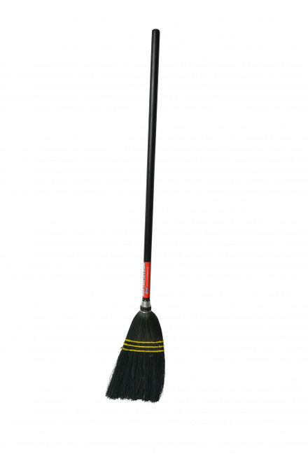 Bristles Lobby Broom 7 LB 30IN Black Wood Natural Fiber 1/Each