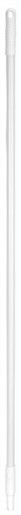 Vikan® Broom Handle 57.1X1.1X1.1 IN White PP Fiberglass Threaded Handle 1/Each