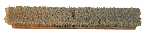 O-Cedar® Durham™ Push Broom Head 24X3 IN Gray PS Wood With 24IN Head Satin Tip Flagged 2 Threaded Handle Holes 1/Each