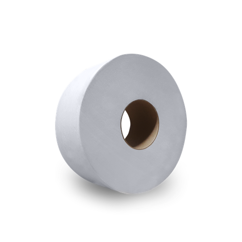 Toilet Paper & Tissue Roll 750 FT 2PLY White Jumbo (JRT) 12 Rolls/Case