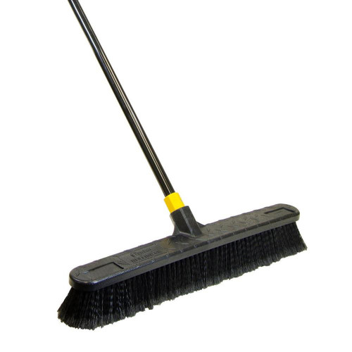 Flo-Pac® Omni Sweep® Multi-Purpose Brush & Handle Kit Black With 24IN Head 1/Pack