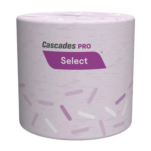 Cascades PRO Toilet Paper & Tissue Roll 4X3.25 IN 1000 FT 1PLY White 96/Case