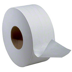 Tork Toilet Paper & Tissue Roll T22 3.48IN X750FT 2PLY White Jumbo (JRT) Universal High Capacity 12 Rolls/Case